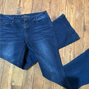 Cowgirl Tuff Dark Blue Boot Cut Jeans